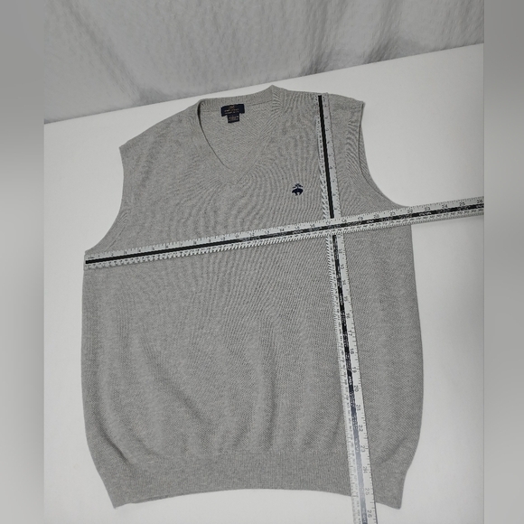 Brooks Brother 100% Cotton Knit Men's Vest. Size L - Picture 3 of 7